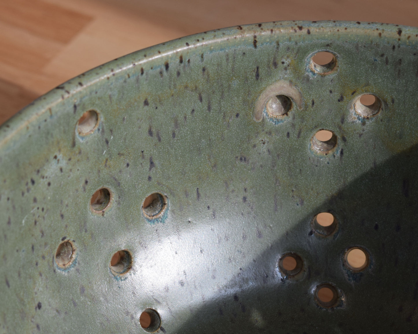 White & Green Berry Bowl