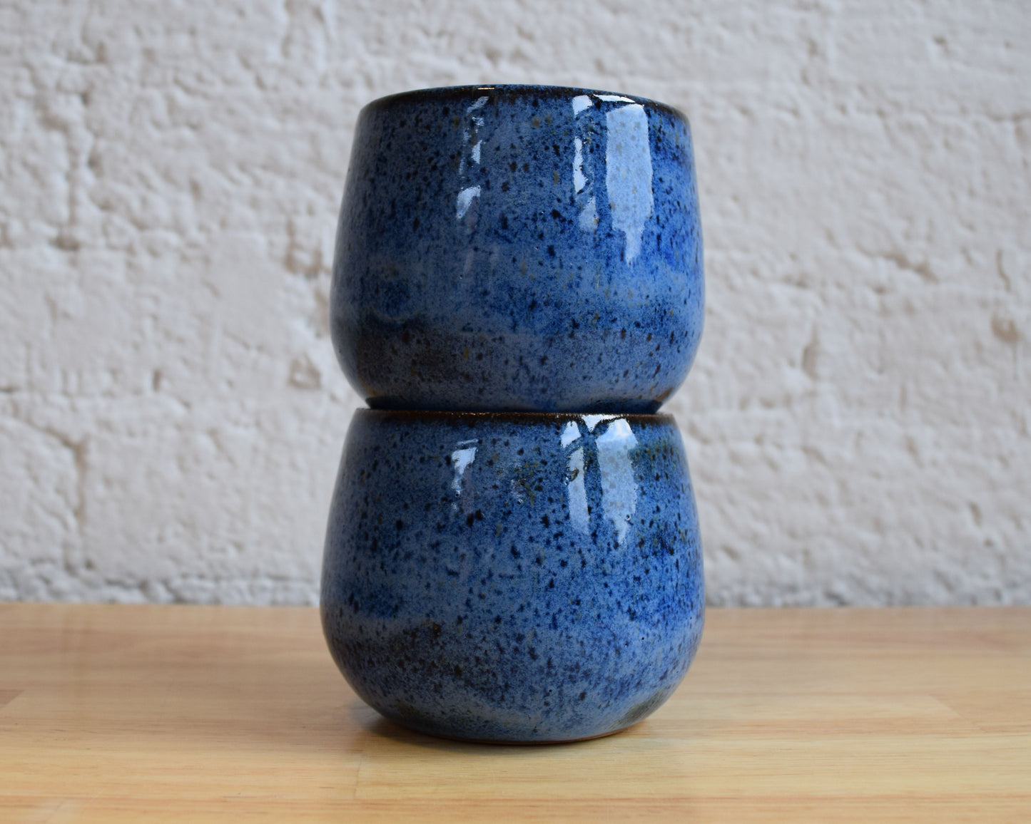 Blue Surprise Shell Wine Cup Set