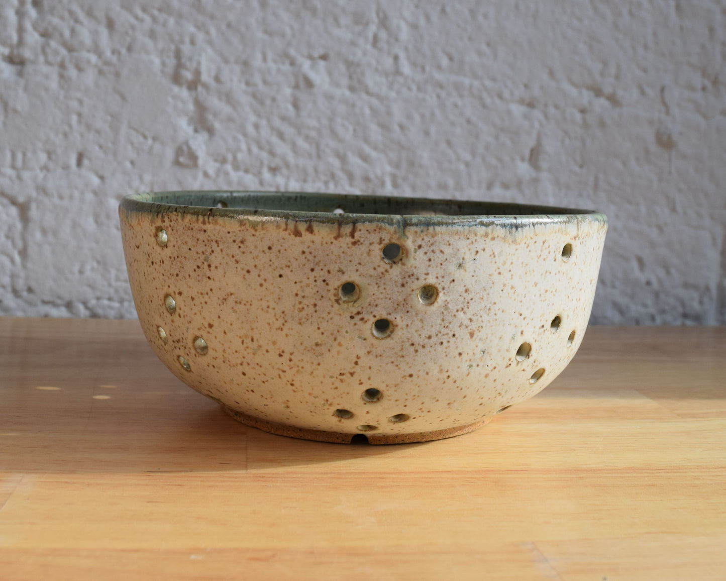 White & Green Berry Bowl