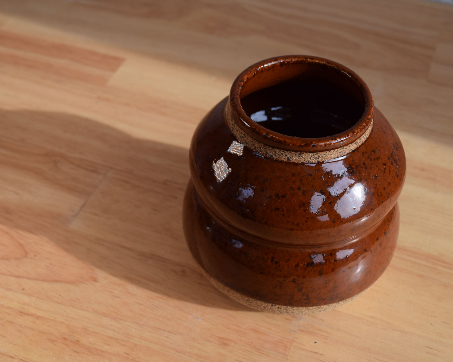 Burnt Orange Bubble Vase