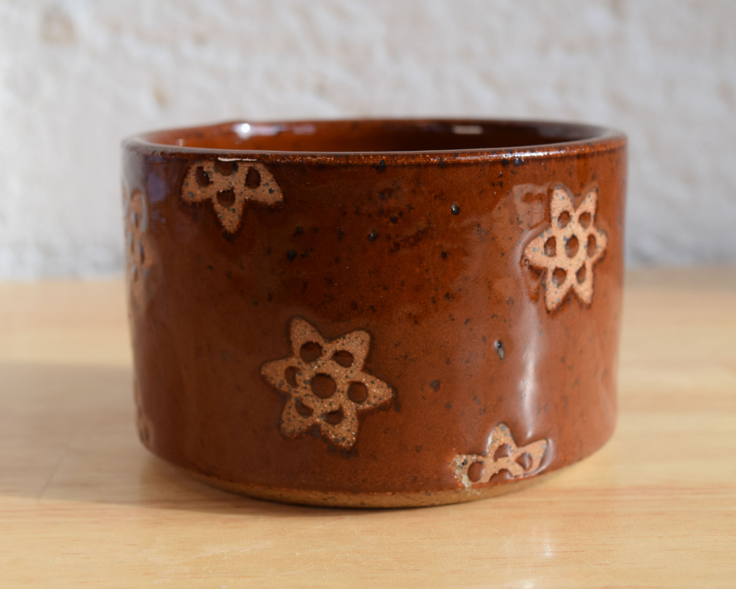 Small Burnt Orange Planter