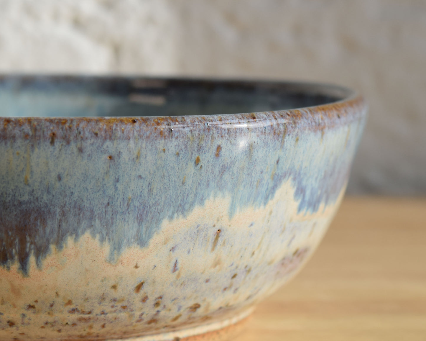 Blue & White Drip Bowl