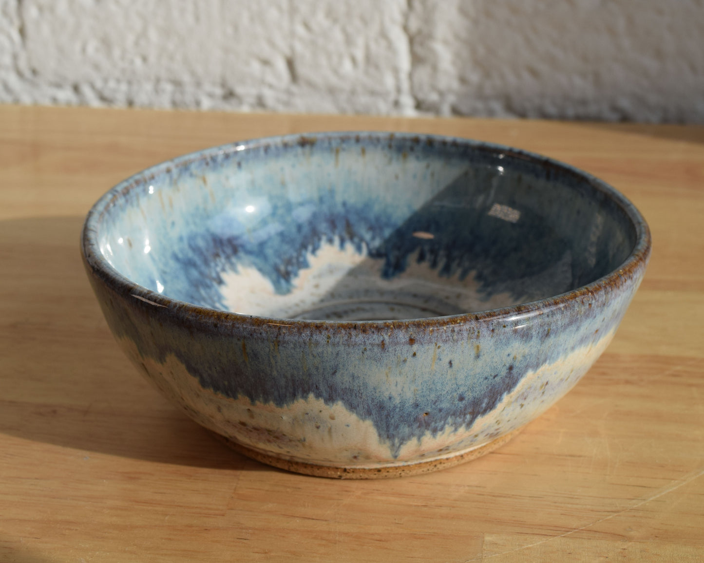 Blue & White Drip Bowl