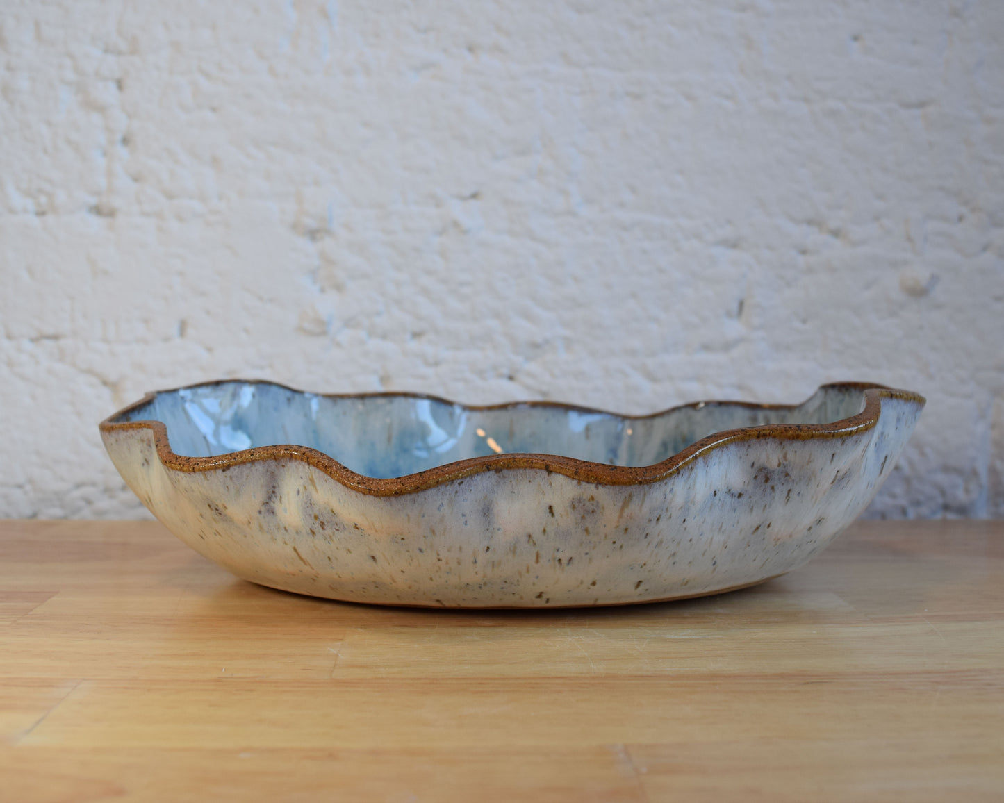 Blue & White Wiggly Bowl
