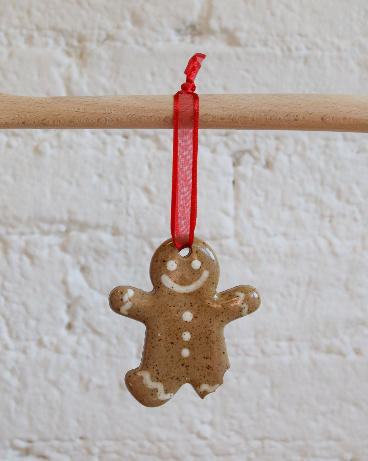 Gingerbread Man Bite Ornament